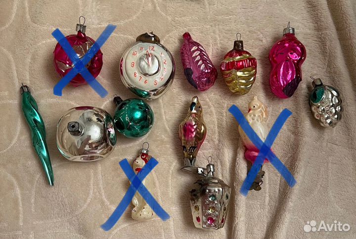 Ёлочные игрушки СССР