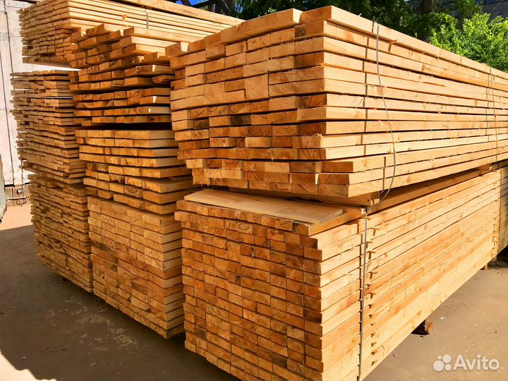 Доска из сосны 50х200х6000мм, гарантия качества