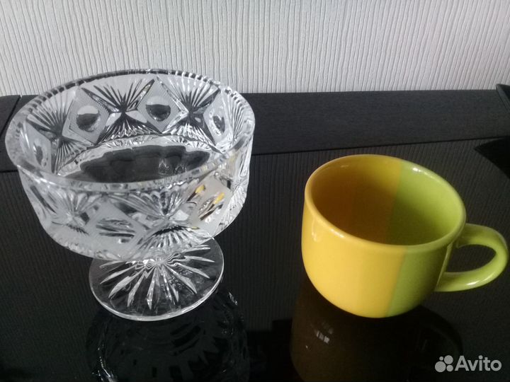 Конфетница хрусталь СССР