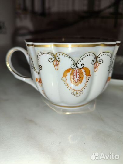 Чашка с блюдцем бавария винтаж