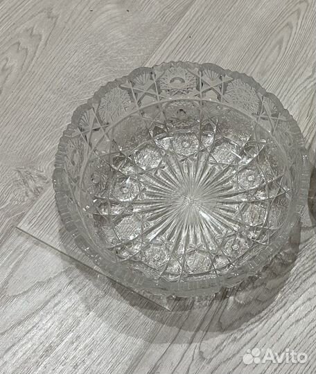 Салатник хрустальный