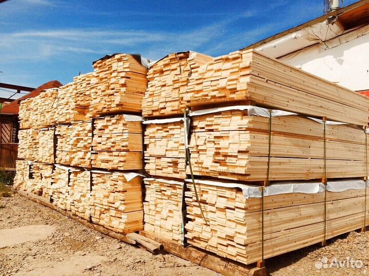 Доска обрезная 100х200х6000. Пиломатериалы