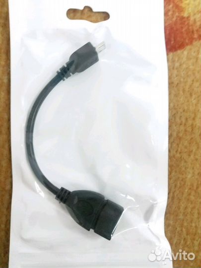 Кабель micro usb папа - USB мама