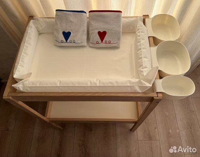 Пеленальный столик икеа сниглар, бук