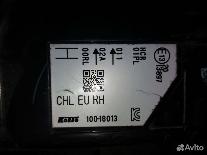 Фара Правая Nissan Qashqai 2