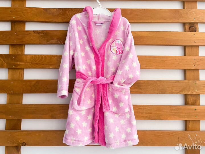 Халат детский махровый для девочки 104-110