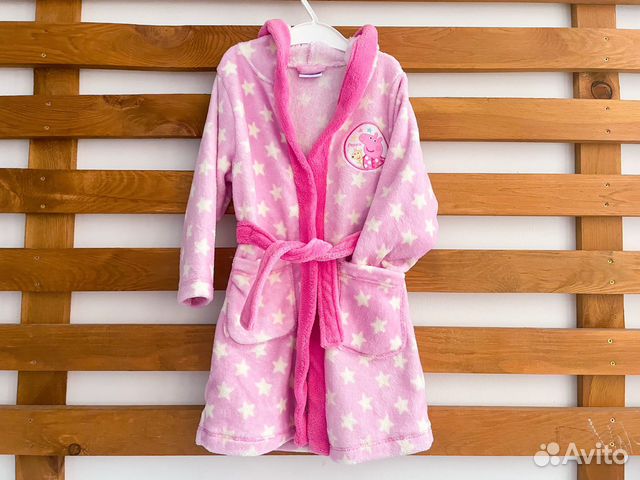 Халат детский махровый для девочки 104-110