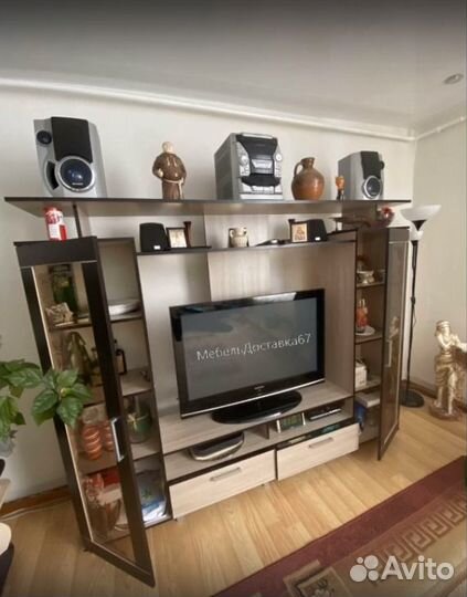 Стенка-мини 2,2м Дуэт шимо светлый+венге, наличие