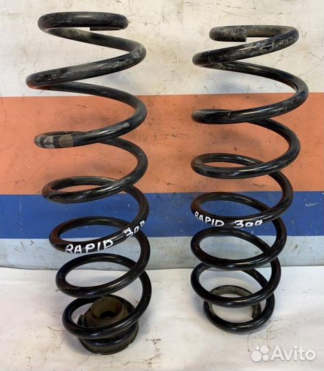 Пружина задняя Skoda Rapid