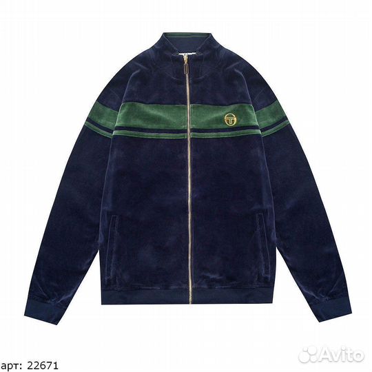 Одимпийка sergio tacchini green (3) синяя