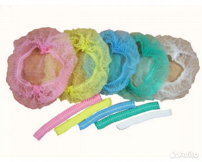 Шапочка одноразовая Шарлотта 100шт