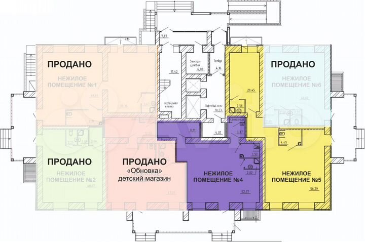 Свободного назначения, 69.4 м²