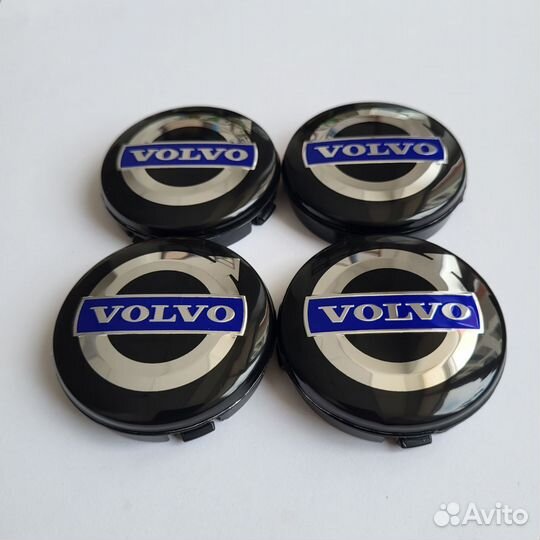 Колпачки на литые диски Volvo чёрные