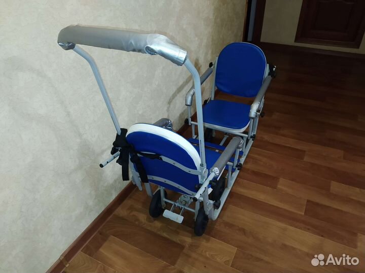 Коляска санки для двойни, погодок