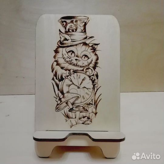 Подставка для телефона из дерева