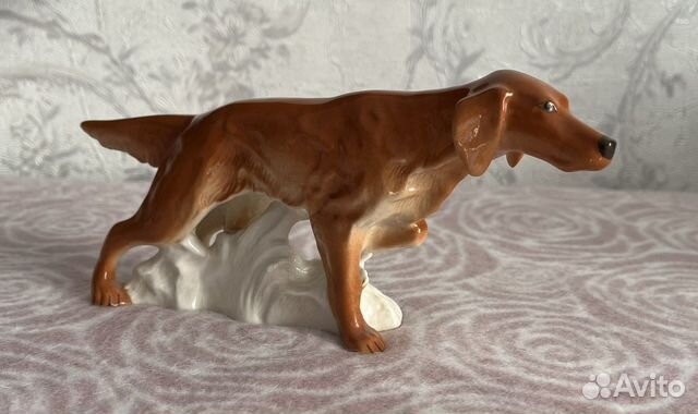 Статуэтка «Ирландский сеттер» фарфор СССР