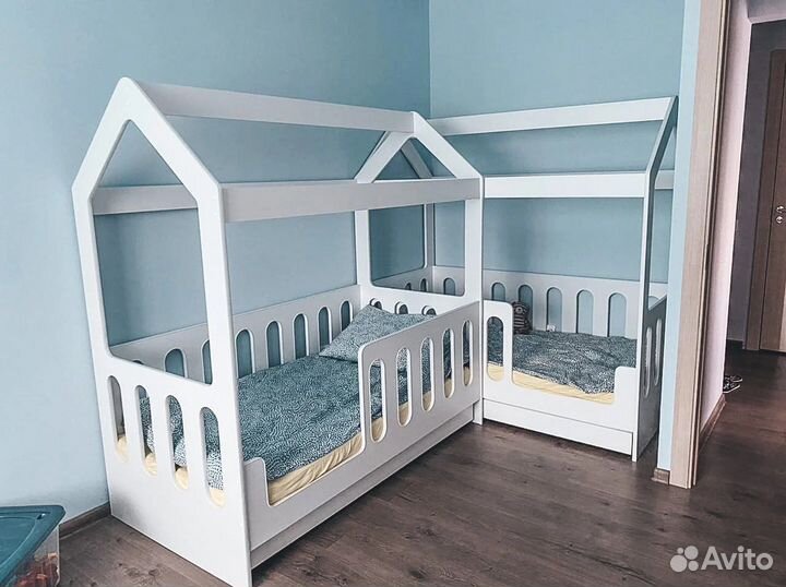 Кроватка-домик с ящиком