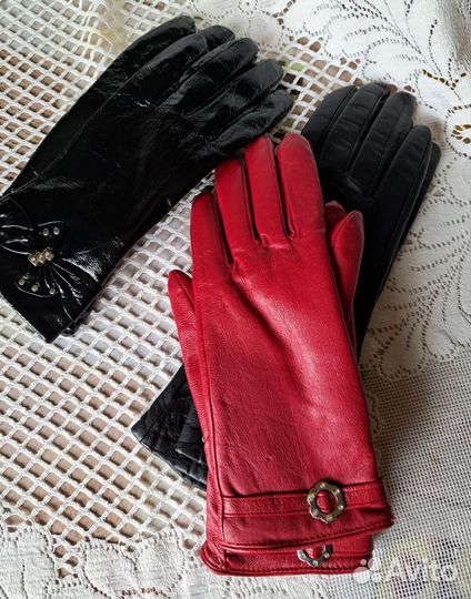 Перчатки нат.кожа р.6,5-7