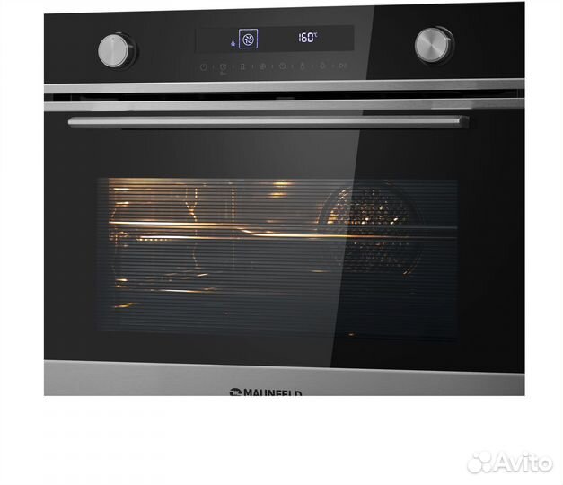 Встраиваемый компактный духовой шкаф maunfeld mcmo