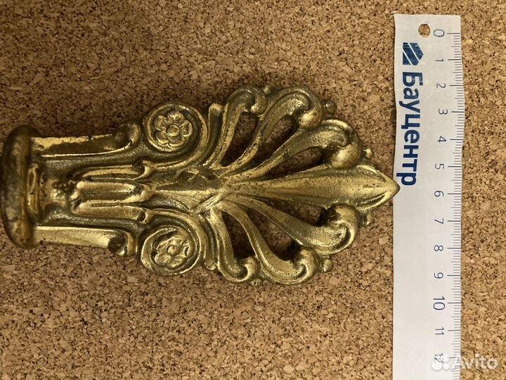 Бронзовые держатели для карнизов с наконечниками