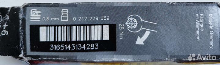 Свечи зажигания bosch 0242229659