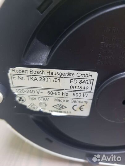 Кофеварка капельная bosch