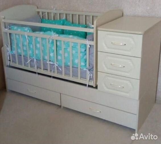 Детская кроватка трансформер 3 в 1