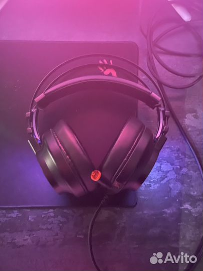 Игровая гарнитура с rgb подсветкой bloody g528c