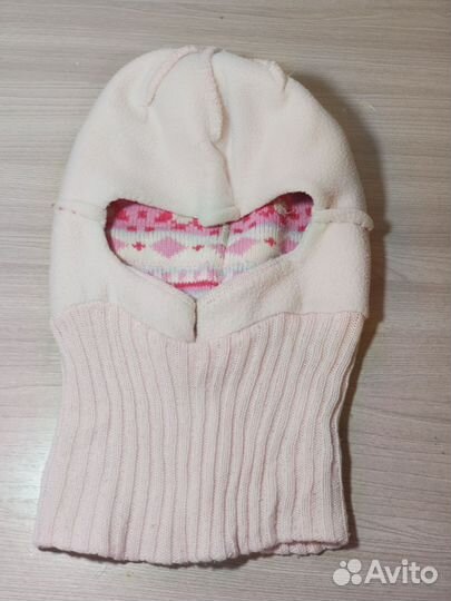 Шапка на девочку (шапка шлем)