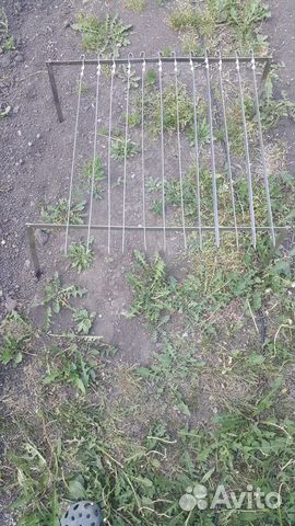 Мангал для костра с шампурами