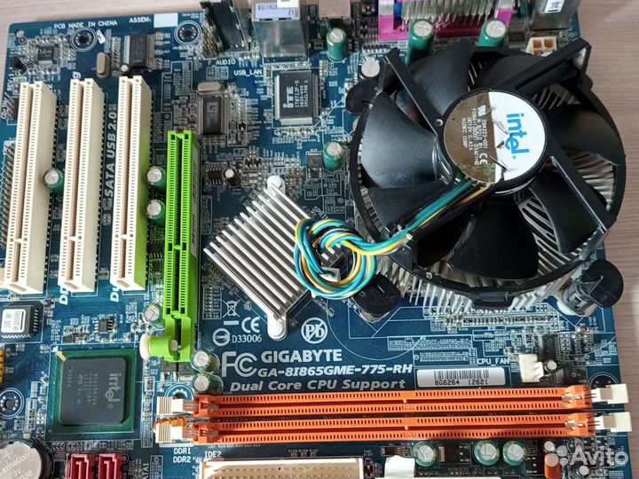 Материнская плата gigabyte ga-8i865gme-775-rh