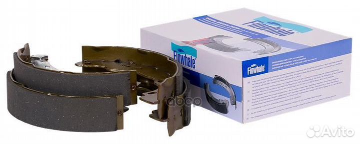 Колодки тормозные барабанные VR813 Finwhale
