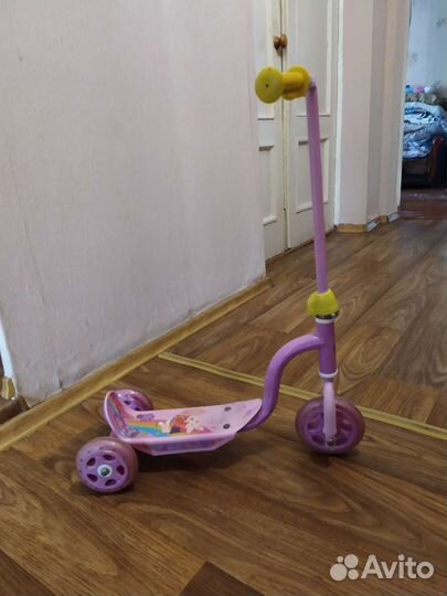 Самокат детский трехколесный бу