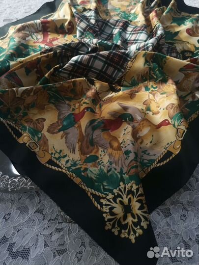 Утки Италия винтажный платок