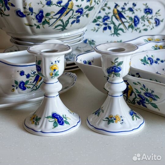 Phoenix blau Villeroy Boch. Феникс посуда Виллерой