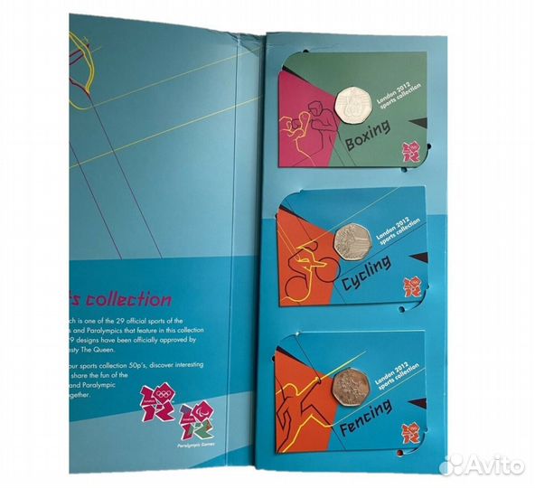 Подарочный набор монет Олимпиада в Лондоне