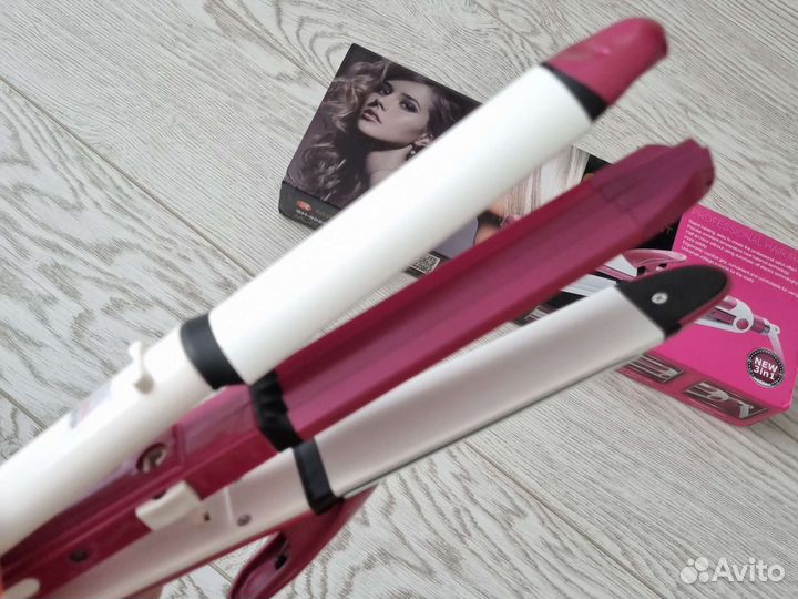 Выпрямитель для волос стайлер 3 в 1
