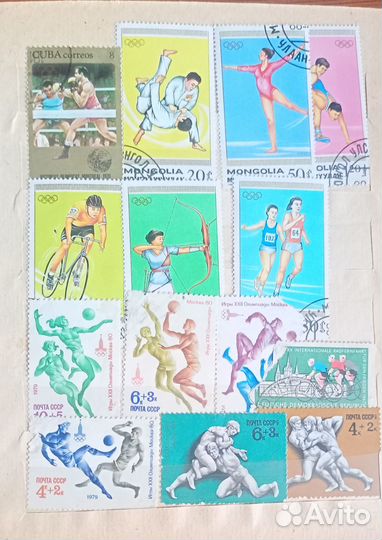 Марки разных стран, эпох, тематики (3)