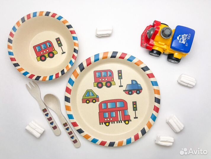 Набор бамбуковой посуды