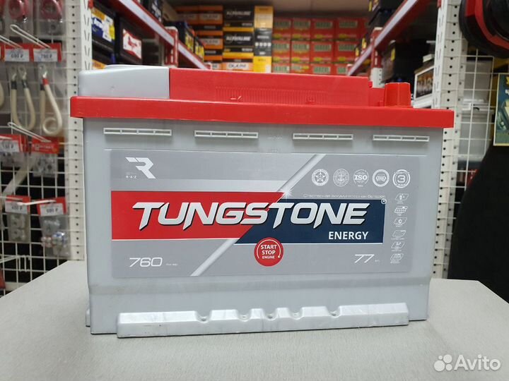 Аккумулятор Tungstone Energy 77Ah 760А обратная