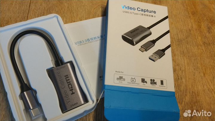 Переходник hdmi-usbC (карта видеозахвата)