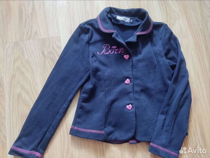 Трикотажныйпиджак для девочки128