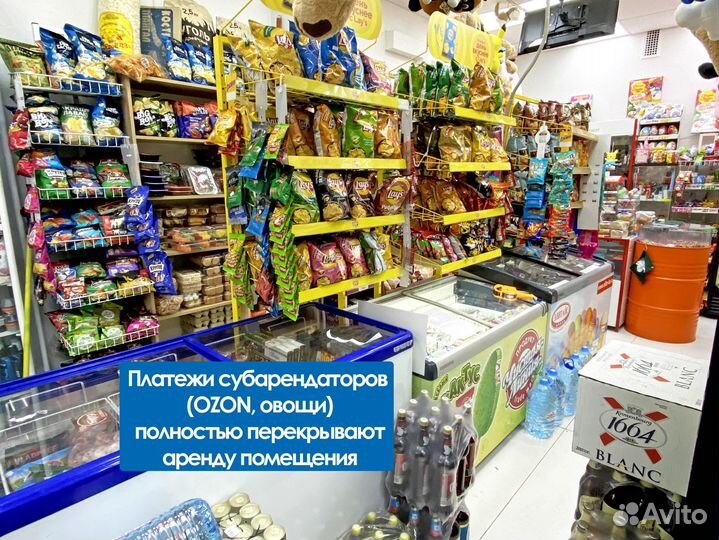 Продуктовый магазин в сао, выручка 2.3 млн руб/мес