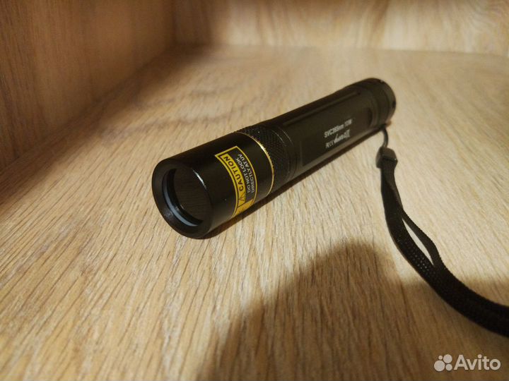 Мощный ультрафиолетовый фонарь UV365 10w