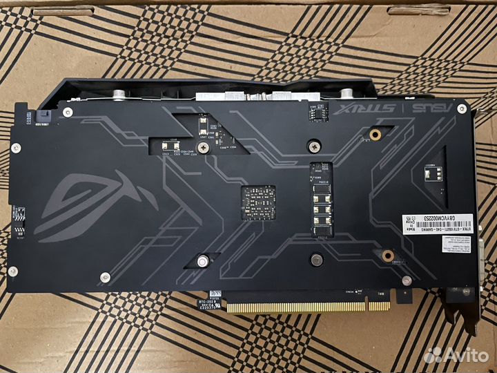 Видеокарта gtx 1050 ti Asus ROG Strix