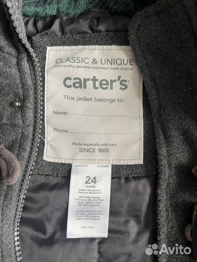 Пальто Carter's