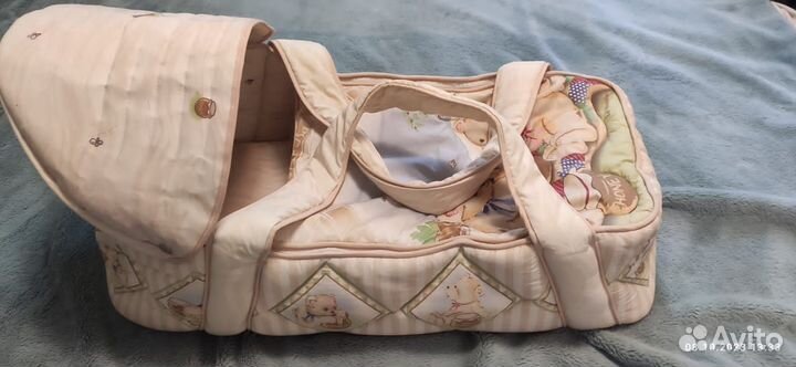 Комплект(на выписку) переноска, одеяло, коврик