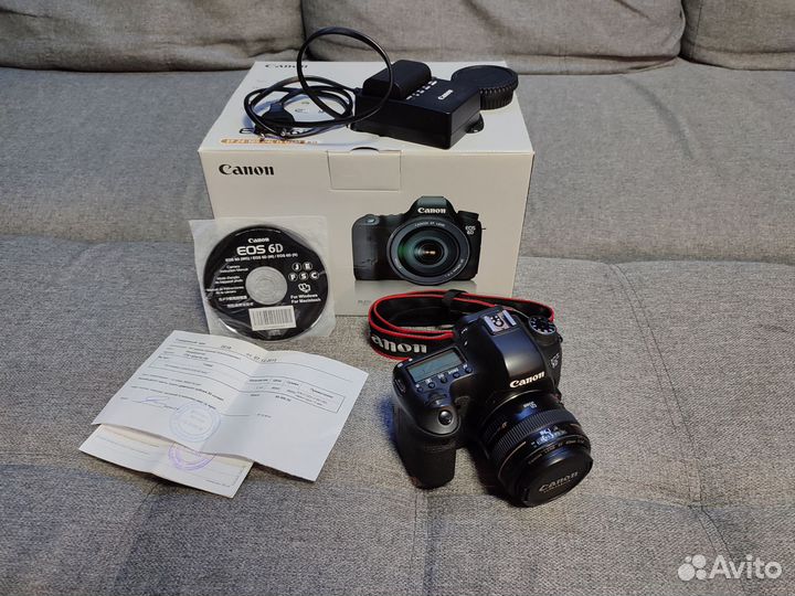 Зеркальный фотоаппарат Canon EOS-6D