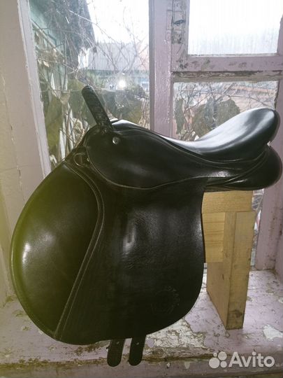 Седло для лошади с ручкой бу