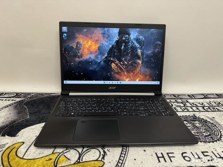 Игровой acer aspire 7 1650TI